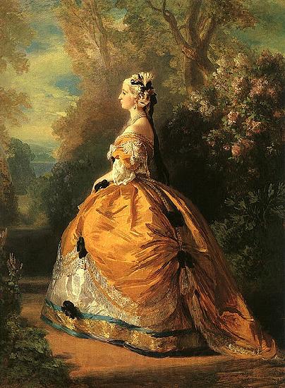 Franz Xaver Winterhalter The Empress Eugenie Spain oil painting art